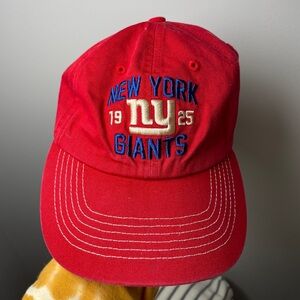 Mens Red New York Giants Hat